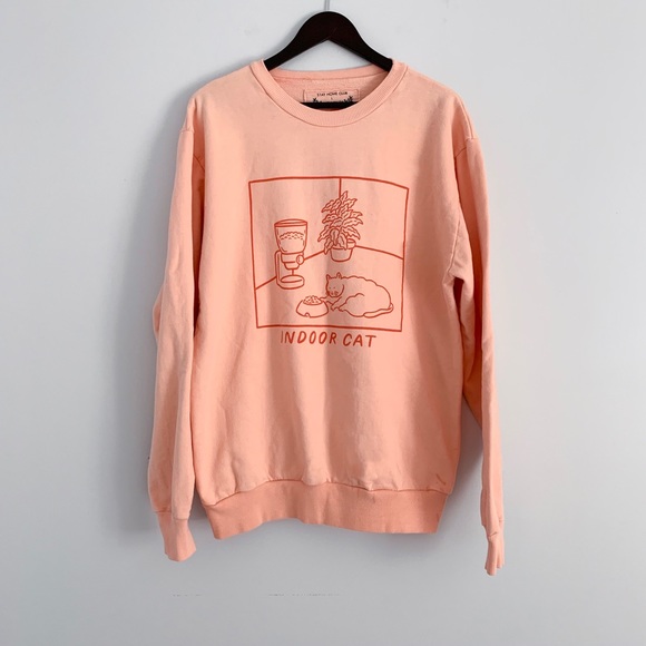 Stay Home Club Indoor Cat Sweatshirt 